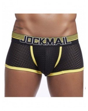 Apatiniai ir poilsio drabužiai-Kelnaitės-JOCKMAIL Sexy Mesh vyriškas apatinis trikotažas žemu