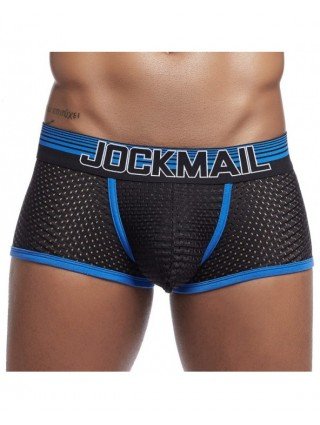 Apatiniai ir poilsio drabužiai-Kelnaitės-JOCKMAIL Sexy Mesh vyriškas apatinis trikotažas žemu