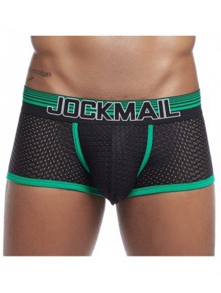 Apatiniai ir poilsio drabužiai-Kelnaitės-JOCKMAIL Sexy Mesh vyriškas apatinis trikotažas žemu