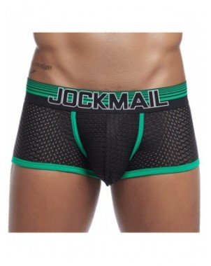 Apatiniai ir poilsio drabužiai-Kelnaitės-JOCKMAIL Sexy Mesh vyriškas apatinis trikotažas žemu