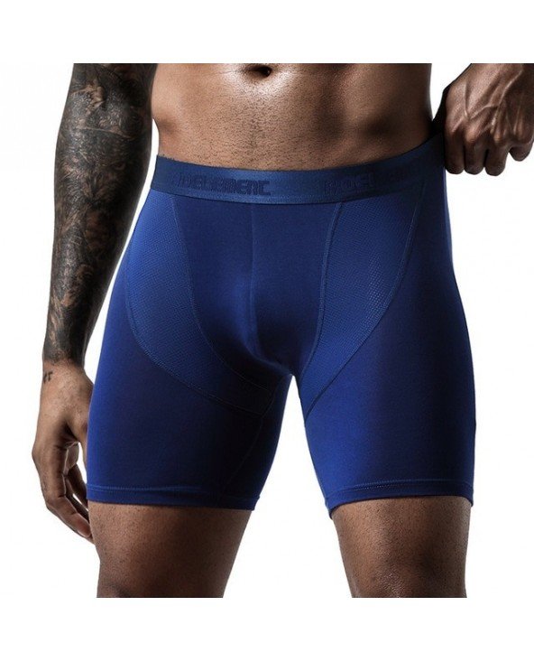 Underpants Breathable Seamless Mens Boxer Modal Underwear Longer