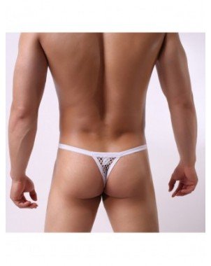 Underwear & Loungewear-Briefs-Plus Size Mesh Mens Panties