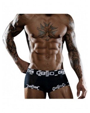 Apatiniai ir poilsio drabužiai-Kelnaitės-Brand Ins Style Cotton Men Fashion Sexy apatinis
