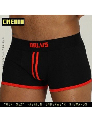 MiiOW 4Pcs Sexy Mesh Men Underwear Boxer Shorts Breathable Cotton