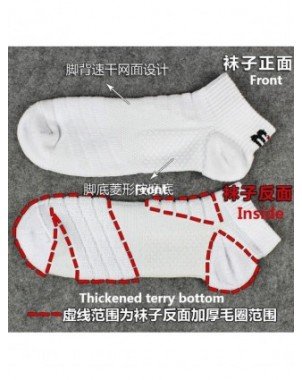 Underwear & Loungewear-Socks-3 pairs Men Short Socks 100 Cotton
