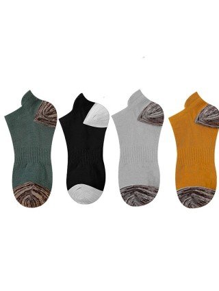 Underwear & Loungewear-Socks-4 Pairs Cotton Man Short Socks