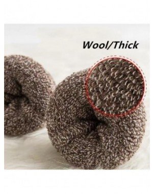 Underwear & Loungewear-Socks-5pairs Winter Mens Thick Terry
