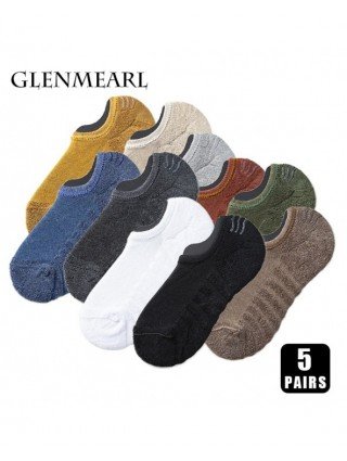 Underwear & Loungewear-Socks-5 Pairs Short Socks High Quality