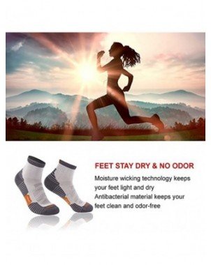 Underwear & Loungewear-Socks-3 Pairs Running Socks, ZEALWOOD