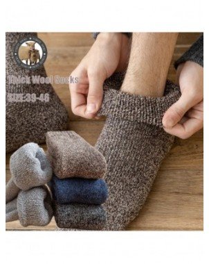 Underwear & Loungewear-Socks-Winter Merino Wool Socks Super