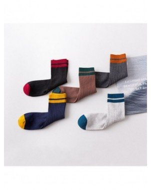 Underwear & Loungewear-Socks-5 Pairs Autumn And Summer Socks