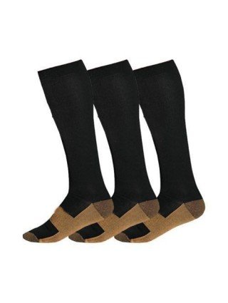 Underwear & Loungewear-Socks-1 Pair Unisex Copper Compression