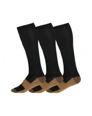 Underwear & Loungewear-Socks-1 Pair Unisex Copper Compression