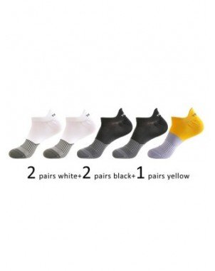 Underwear & Loungewear-Socks-5 Pairs Sport Ankle Socks Nylon