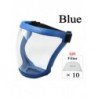 Full Face Shield Protection Safety Transparent Mask Reusable Hd