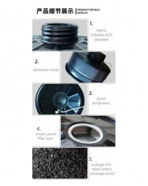 Home Improvement-Paint Tools-Chemical Gas Mask Russian Classic