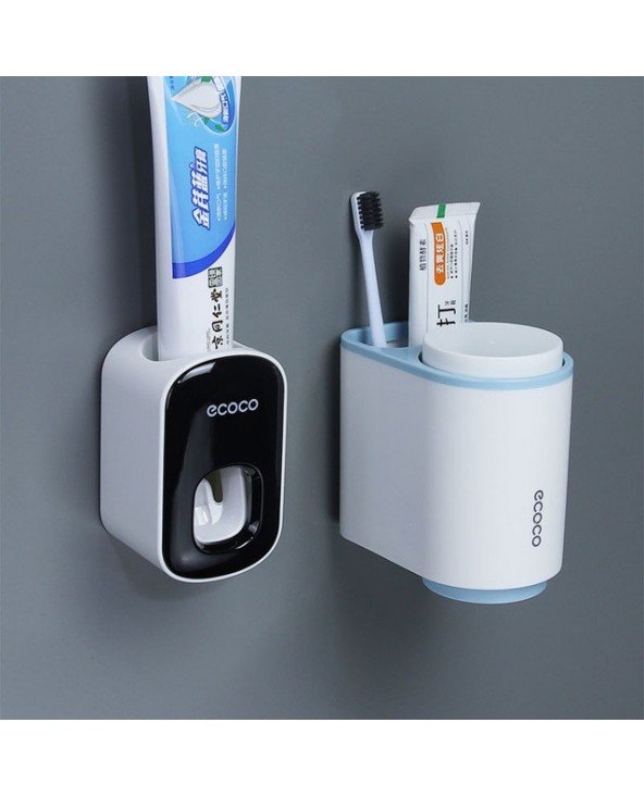 1pc Portable Toothbrush Storage Box, 3-in-1 Mouthwash Cup Toothbrush Holder,  Luxurious Couple Wash Cup For Home Use