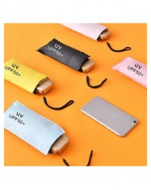 Household Items-Umbrellas-Mini Sun Umbrella Anti UV 6 Folding