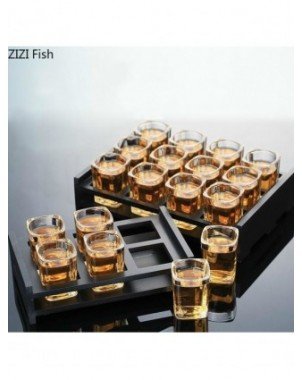 Kitchen-Drinkware-6pcs Luxurious Transparent Glass Small Wine