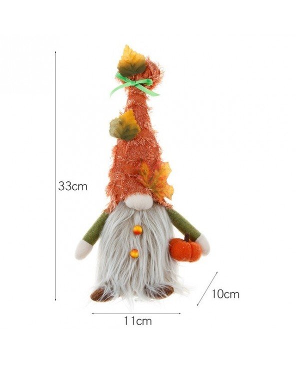 Celebrations-Accessories, Decorations-Dwarf Autumn Fall Rudolph