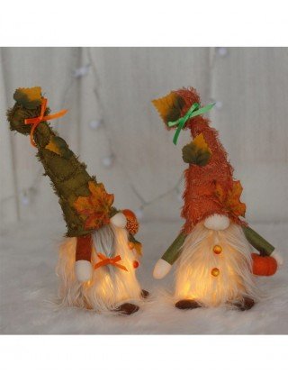 Celebrations-Accessories, Decorations-Dwarf Autumn Fall Rudolph