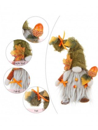 Celebrations-Accessories, Decorations-Dwarf Autumn Fall Rudolph