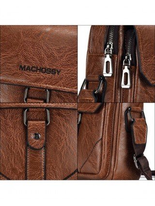 Men's Luggage & Bags-Wallets-New Mens Bag PU Crossbody Bags for