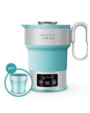 Kitchen-Drinkware-100-240V Portable Electric Kettle Folding