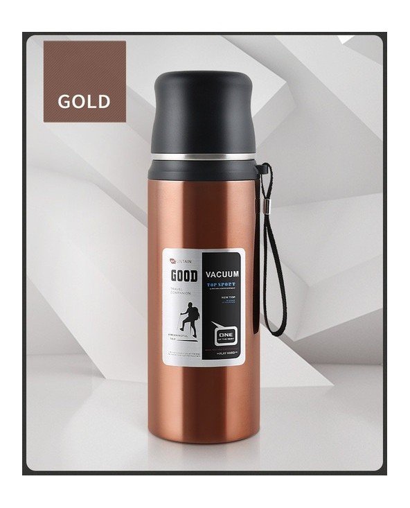 Kitchen-Drinkware-Stainless Steel Thermos Coke Bottle Shape