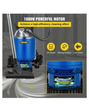Home Improvement-Pumps-VEVOR Home Vacuum Cleaner 4L Commercial