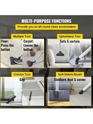 Home Improvement-Pumps-VEVOR Home Vacuum Cleaner 4L Commercial