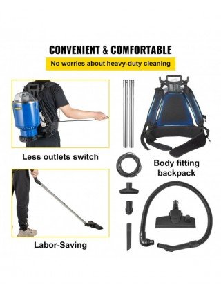Home Improvement-Pumps-VEVOR Home Vacuum Cleaner 4L Commercial