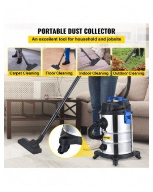 Home Improvement-Pumps-VEVOR Dust Extractor Collector Wet &amp