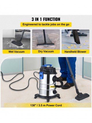Home Improvement-Pumps-VEVOR Dust Extractor Collector Wet &amp