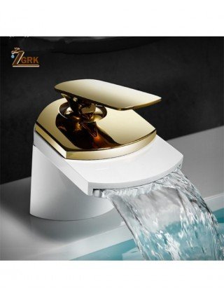 Home Improvement-Kitchen Fixtures-White Faucet Bathoom