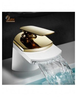 Home Improvement-Kitchen Fixtures-White Faucet Bathoom