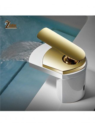 Home Improvement-Kitchen Fixtures-White Faucet Bathoom