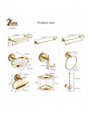 Home Improvement-Kitchen Fixtures-ZGRK Gold Bathroom