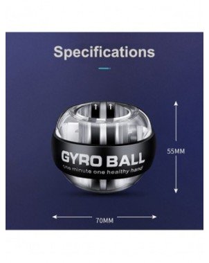 Kita sporto įranga-Fitnesas ir kultūrizmas-LED giroskopinis „Powerball“ automatinio paleidimo