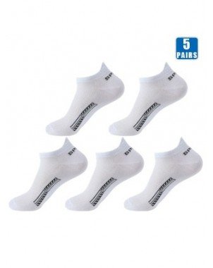 Underwear & Loungewear-Socks-5 Pairs Cotton Short Socks for