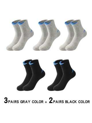 Underwear & Loungewear-Socks-5 Pairs/Lot Mens Running Socks