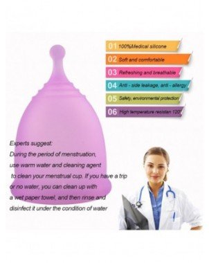 Health Care-Personal Health Care Items-2Pcs Menstrual Cup
