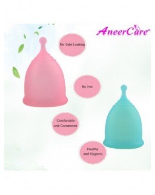 Health Care-Personal Health Care Items-2Pcs Menstrual Cup