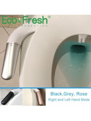 Namų apyvokos daiktai-Vonios ir WC reikmenys-„Ecofresh“ bidė priedas itin plonas klozetas su