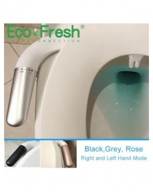 Namų apyvokos daiktai-Vonios ir WC reikmenys-„Ecofresh“ bidė priedas itin plonas klozetas su