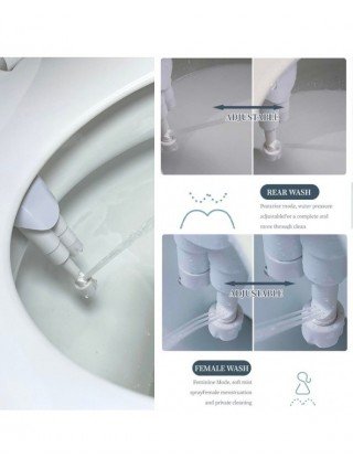 Namų apyvokos daiktai-Vonios ir WC reikmenys-„Ecofresh“ bidė priedas itin plonas klozetas su