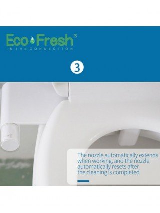 Namų apyvokos daiktai-Vonios ir WC reikmenys-Ecofresh neelektrinis bidė tualetas bidė sėdynė