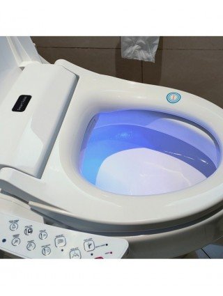 Namų apyvokos daiktai-Vonios ir WC reikmenys-EcoFresh V formos Trumpa išmanioji tualeto sėdynė