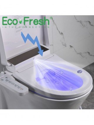 Namų apyvokos daiktai-Vonios ir WC reikmenys-Ecofresh Smart tualeto sėdynė U formos elektrinė