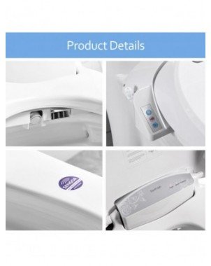 Namų apyvokos daiktai-Vonios ir WC reikmenys-„EcoFresh“ „Smart“ unitazo sėdynė automatinis